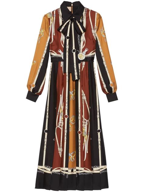 gucci printed wrap dress|Gucci Silk Wrap Dresses for sale .